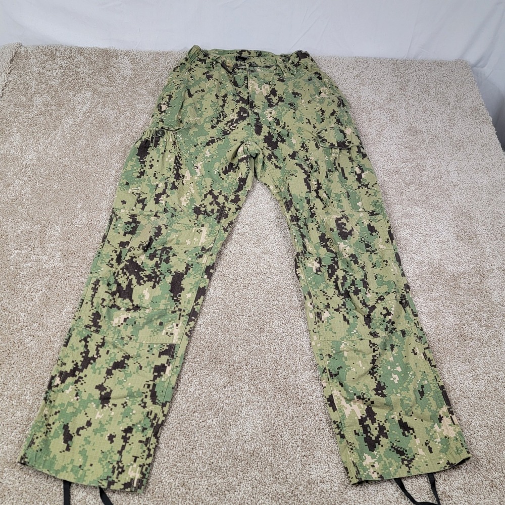 Trooper America Mens Size Small Navy Digital Camo Cargo Pants Adult Style 7159